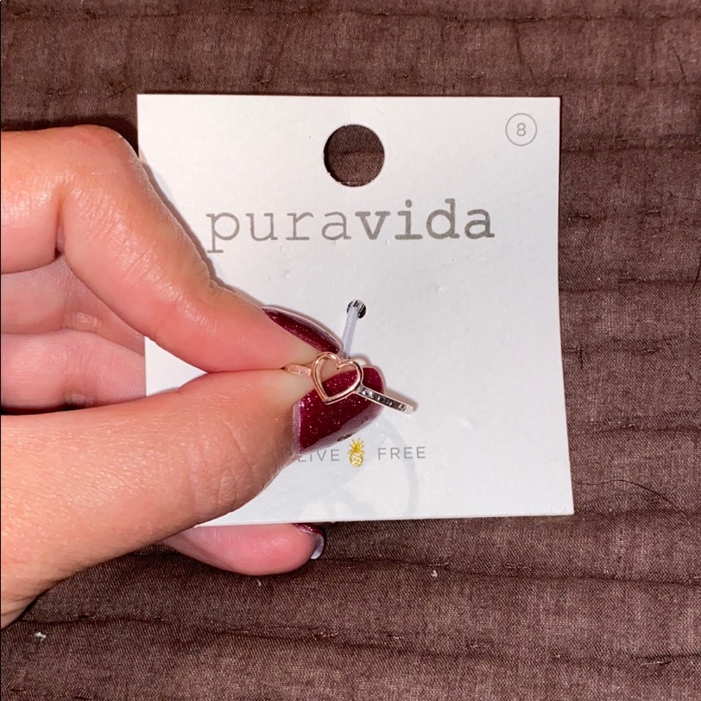 Puravida Open Heart ring